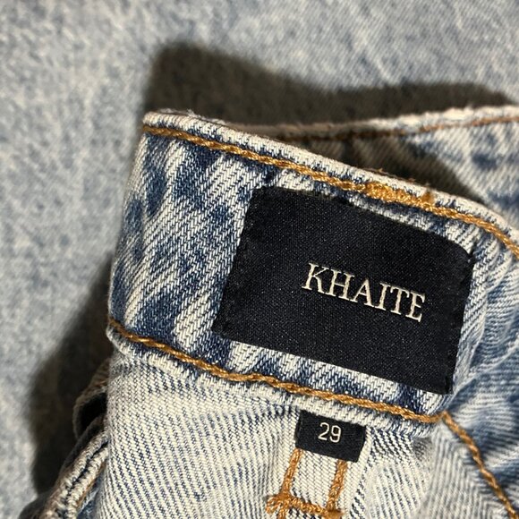 KHAITE Vivian Bryce Wash Wide-Leg Jeans sz 29 - Picture 6 of 8